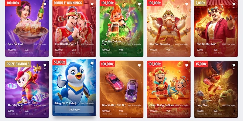 Sảnh Games PLS chất lượng tại Kubet